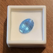 Natural Swiss Blue Topaz Oval Cut Loose 16x12mm 11.90ct 1pc T10V055 1011 picture