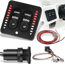 for Lenco 15170-001 Single Actuator LED Indicator Trim Tab Switch Kit w/Pigtail- picture