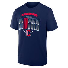 HOT ITEM Men's Cleveland Guardians Navy 2026 MLB Postseason Locker Room T-Shirt picture