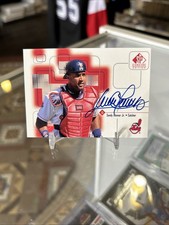 1999 SP Signature Edition SA Sandy Alomar Jr. Insert On Card Auto Indians picture