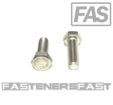(20) 5/16-24x1 Stainless Steel Hex Cap Screws FT Hex Bolts (UNF) FINE THREAD picture