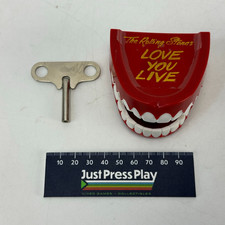 Vintage Vintage Rolling Stones Promo Promotional Wind Up Teeth Toy Love You Live picture