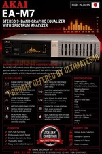 Akai Clarity EA-M7 Equalizer Spectrum Analyzer Works Great picture