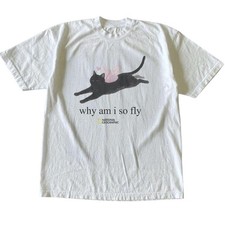 Black Cat Fairy Y2K Grunge Vintage Unisex Animal Gothic Streetwear Graphic Tee picture