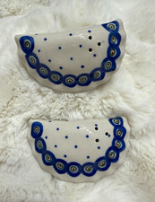 Unikat VENA  Handmade Ceramic polish pottery Salt & Pepper Shakers Set dots  picture