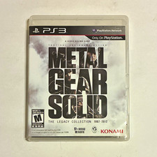 Konami Metal Gear Solid: The Legacy Collection PS3 PlayStation 3 Manual Included picture