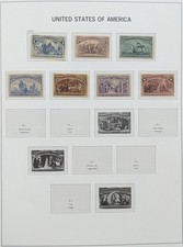 US Stamps 1893-1940s Collection 2 DAVO Albums Columbian Airmail Kans Nebr picture