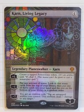 MTG Karn Living Legacy Foil Borderless Extended Art 372 LP picture