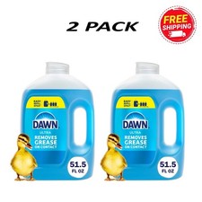 (2 PACK) Dawn Ultra Refill Jug Dish Soap Original, 51.5oz. picture