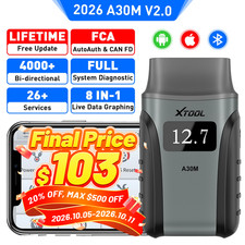 2026 XTOOL A30M V2.0 Bluetooth Full System Diagnostic Tool Bidirectional Scanner picture