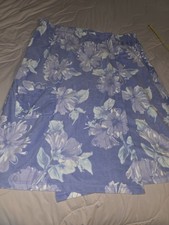 STAN HERMAN LADIES XL Purple Floral Tubetop Robe NWT picture