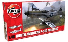 Airfix North American P51-D Mustang 1:48 Scale Plastic Model Plane A05131 picture
