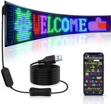 Letrero LED flexible programable con texto animado y control por app, Nuevo picture