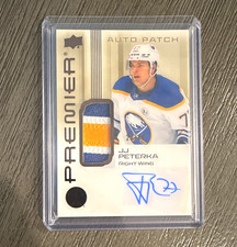 Upper Deck Premier JJ Peterka Bronze Auto Patch AV-JP Sabres picture