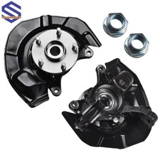 FWD Front Steering Knuckles +Wheel Hub Bearings for Toyota Sienna 2004-2009 2010 picture