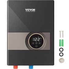 VEVOR 13.8KW Instant Hot Tankless Water Heater Electric LED Boiler for Shower picture