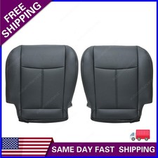 For 2013-20 Nissan Pathfinder Driver & Passenger Bottom Leather Seat Cover 2Pcs picture