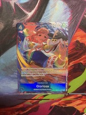 Gloriosa ALT Art OP17-046 SR Foil Bandai One Piece Card Game Blue ENGLISH NM/MT picture