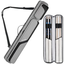 Jaffzora Pool Cue Case 2x2, Pool Stick Carrying Case Holds 2 Butts and 2 Shaf... picture