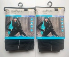 2 New Cold climate right cuddl duds womens Seamless Leggings Sz Large  picture