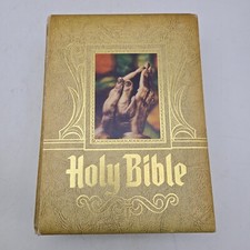 Holy Bible Catholic Deluxe Parish Edition The New American Bible 1977-1978 Vtg picture