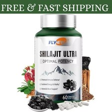 Flynew Shilajit Ultra Optimal Potency, Shilajit Extract with L-Arginine, Pure US picture