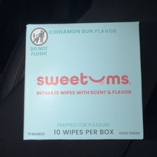Sweetums Intimate Wipes Cinnamon Bun Flavor 10-Pack picture