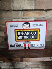 VINTAGE EN-AR-CO NATIONAL MOTOR OIL 16”X 12
