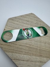 NBA BOSTON CELTICS BOTTLE OPENER STAINLESS STEEL DOUBLE SIDED DESIGN TATUM BROWN picture