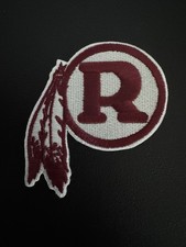 VINTAGE RETRO CLASSIC WASHINGTON REDSKINS THROWBACK R LOGO PATCH NEW-OLD STOCK picture