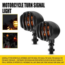 2Pcs Front/Rear Turn Signal Indicators Light Kit for 12V Universal Motorcycle EK picture