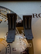 Genuine Rolex Oysterflex 350501 E+F Strap Set 20mm Daytona Yacht-Master OEM New picture
