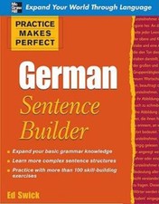 Practice Makes Perfect German Sentence Builder (Practice Makes Perfect  - GOOD picture