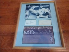 Ralph Branca Bobby Thomson signed framed auto autograph Shot Heard Round World picture