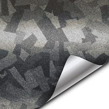 VViViD+ Forged Composite Carbon Patternless Car Vinyl 3ft x 5ft, Ghost Metal picture