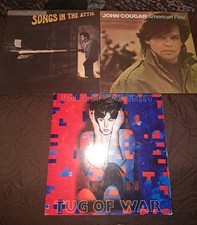 Vintage Lot Of 80's Vinyl Records Billy Joel John Mellencamp Paul McCartney picture