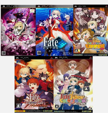 Fate/Extra CCC Unlimited Code Tiger Coloseum Upper 5Games set PSP picture