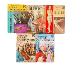 Vintage Ladybird History Of The Arts Books Series 662 Music Ballet Composers 5x picture