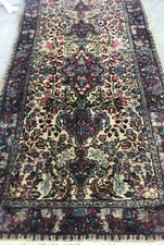 AN ANTIQUE ROYAL KERMANI RUG picture