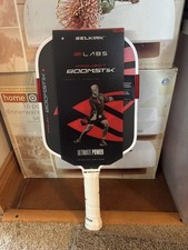 Selkirk LABS Project Boomstik Elongated Pickleball Paddle 16mm Black/Red NEW picture