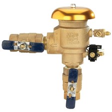 Febco 1 in. Bronze Pressure Vacuum Breaker Backflow Preventer, Freeze Sensor picture