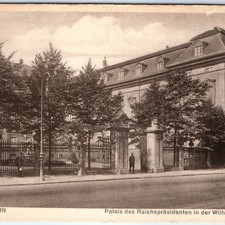c1920s Berlin, Germany Postcard Palace Reich President Wilhelmstrasse Gate A369 picture
