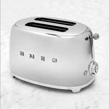SMEG 2 Slice Toaster with 6 Presets and Defrost (TSF01SSMUS) Stainless picture