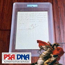 NAPOLEON BONAPARTE Autograph GERMANY ARMY ARTILLERY Directive Signed  1809 * PSA picture