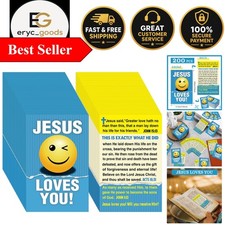 Versatile 200-Pc Salvation Cards KJV - Encourage and Inspire with Jesus' Love picture