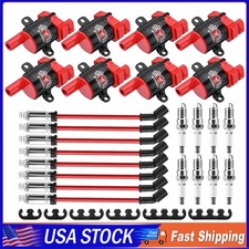 UF262 Tune Up Kit Ignition Coil & Spark Plug & Wire For Chevy GMC 4.8L 5.3L 6.0L picture