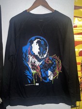 Vintage 1997 Marvel Spider-Man Venom Carnage Comics Graphic Tee L/S Shirt L Y2K picture