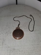 Vintage 1941 ELGIN USA 546 10K Rose Gold Filled 15 Jewels Winding Pocket Watch picture