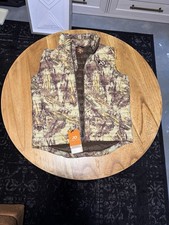 New with tags First Lite Men’s Brook’s Down Hunting Vest Camo Typha Size L picture