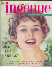 INGENUE MAGAZINE #1 May-June 1959 FIRST ISSUE Teen Fashion Beauty Vintage Ads picture